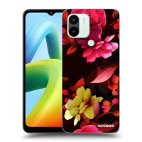 Silikónový čierny obal pre Xiaomi Redmi A2 - Dark Peonny