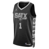 Jordan Dri-FIT San Antonio Spurs Statement Edition Swingman Jersey - Pánske - Dres Jordan - Čierne - DO9543-014 - Veľkosť: XL