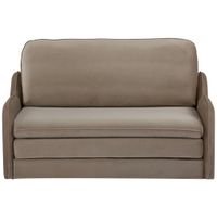 MID.YOU ROZKLADACIA POHOVKA, textil, svetlohnedá