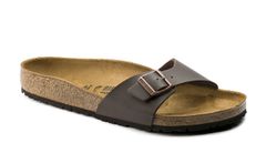 Birkenstock Madrid BF Dunkelbraun Regular Fit Ženy - Sandály Birkenstock - Hnědá - 40391-4.5 - Size: 4.5