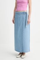 Levi's Rifľová sukňa Levi's COLUMN WRAP SKIRT