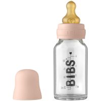 BIBS Baby Glass Bottle 110 ml пляшечка для годування Blush 110 мл