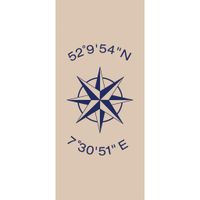 Cawoe OSUŠKA DO SPRCHY, 80/180 cm, béžová
