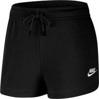 Nike NSW ESSNTL SHORT FT W Дамски спортни шорти, черно, размер