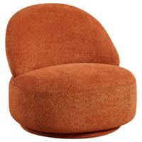 Carryhome KRESLO, drevo, textil, hrdzavá