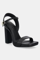 Tommy Hilfiger Kožené sandále Tommy Hilfiger HIGH HEEL LEATHER SANDAL
