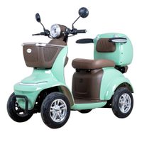 Elektrický čtyřkolový vozík W-TEC Lubica II • 25km/h • až 50km dojezd • s řidičákem zelená