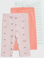 GAP Leggings 3 Stück für Kinder Rosa