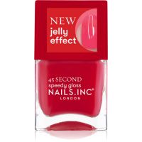 Nails Inc. 45 Second Speedy Gloss rýchloschnúci lak na nechty odtieň Aria 14 ml