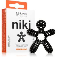 Mr & Mrs Fragrance Niki Peppermint aроматизатор за автомобил резервен пълнител 1 бр.