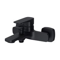 Bateria wannowa ścienna Cersanit Larga czarny mat S951-376