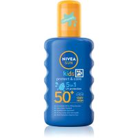 Nivea Sun Kids дитячий кольоровий спрей для засмаги SPF 50+ 200 мл