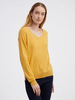 CAMAIEU Pullover Gelb