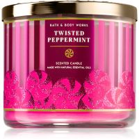 Bath & Body Works Twisted Peppermint ароматна свещ 411 гр.