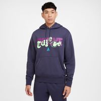 Nike Ja Club Fleece Basketball Hoodie Dark Raisin - Pánske - Mikina Nike - Fialové - FZ1038-573 - Veľkosť: M/T