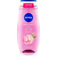 Nivea Joy of Life negovalni gel za prhanje Rose & Jasmine 250 ml