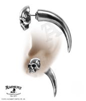 kolczyki Grób Skull Horn - ALCHEMY GOTHIC - E320