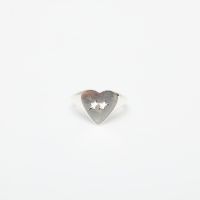 TwoJeys Icon Heart Ring Silver 14