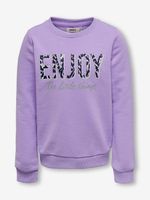 ONLY Lena Sweatshirt Kinder Lila