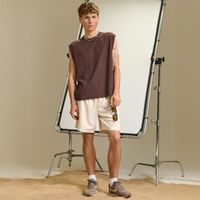 Cropp - Majica iz mešanice viskoze - temno rjava