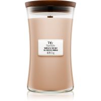 Woodwick Vanilla & Sea Salt illatgyertya fa kanóccal 609.5 g