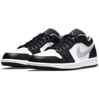 Air Jordan 1 Low "Black Medium Grey" - Pánske - Tenisky Jordan - Čierne - 553558-040 - Veľkosť: 46