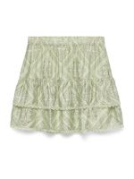 VERO MODA Suknja 'VMBLISS'  tamno smeđa / pastelno zelena