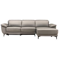 Xora ROHOVÁ SEDACIA SÚPRAVA, textil, koža, taupe