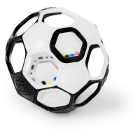 Oball Rattle Goals™ сензорна топка Black & White 0m+ 1 бр.