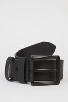 DEFACTO Men's Faux Leather Wide Jean Belt