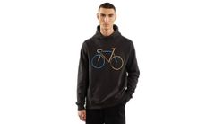 Dedicated Hoodie Falun Color Bike Charcoal Pánske - Mikiny a mikiny s kapucou Dedicated - Sivá - 18798-L - Size: L