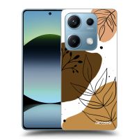 Silikónový čierny obal pre Xiaomi Redmi Note 14S - Boho style