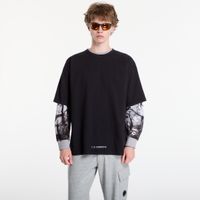 T-shirt C.P. Company 1020 Jersey Short Sleeve Stencil T-Shirt Black M