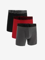 Under Armour M UA Perf Cotton 6in Boxerky 3 ks Šedá