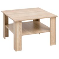 MID.YOU KONFERENČNÝ STOLÍK, farba duba, kompozitné drevo, 60/60/42 cm