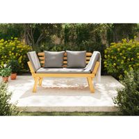 Ambia Garden ZÁHRADNÁ LAVICA drevo, textil