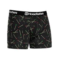 HORSEFEATHERS Boxerky Sidney - matches BLACK velikost L