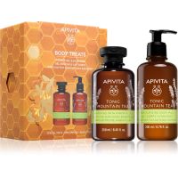 Apivita Tonic Mountain Tea Shower Gel & Body Milk Set božićni poklon set