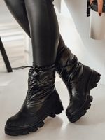 Női SNOBOOT hócsizma fekete Dstreet