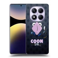 Silikónový prehľadný obal pre Xiaomi Redmi Note 14 Pro 4G - COONDA holátko - tmavá