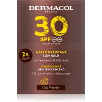 Dermacol Sun Water Resistant vodeodolné mlieko na opaľovanie SPF 30 2x15 ml