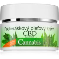 Bione Cosmetics Cannabis CBD відновлюючий крем проти зморшок з канабідіолом 51 мл