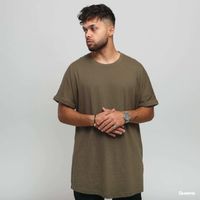 Koszulka Urban Classics Long Shaped Turnup Olive S