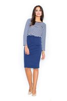 Figl Dámské šaty M335 Námořnická modř