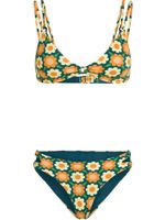O'NEILL Bikini  svijetložuta / tamno zelena / narančasta
