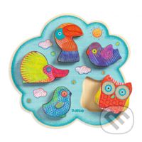 Drevené reliéfne vkladacie puzzle: Toucanco - puzzle z kategorie Maxi dílky