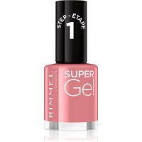 Rimmel Super Gel Gel-Lack für Fingernägel - keine UV/LED Lampe erforderlich Farbton 035 Pop Princess Pink 12 ml