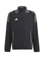 ADIDAS PERFORMANCE Sportska jakna 'Tiro'  tamo siva / crna / bijela
