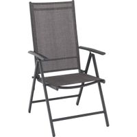 Ambia Garden ZÁHRADNÉ SKLADACIE KRESLO, kov, textil