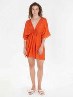 Tommy Hilfiger Cover Up Short Dress SS Рокля Oranzhev